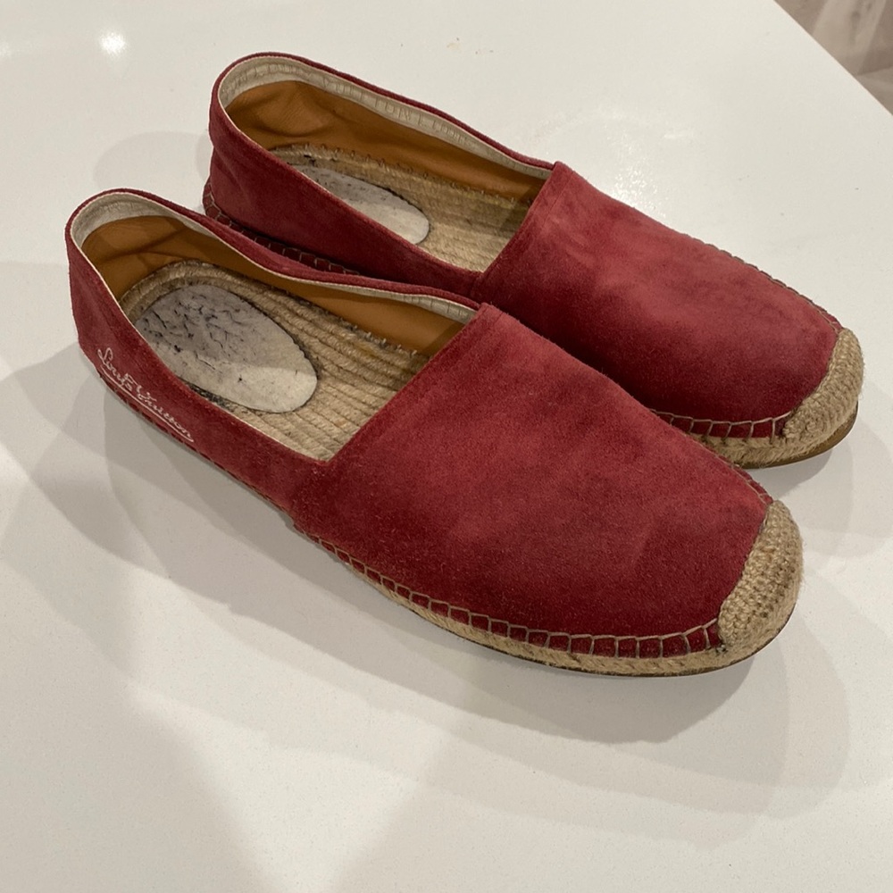 Louis Vuitton Burgundy Men’s Espadrilles Size 9